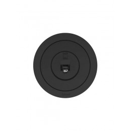 Розетка компьютерная СП OSEN RJ45 кат.6 механизм черн. бархат LEZARD 743-4288-140