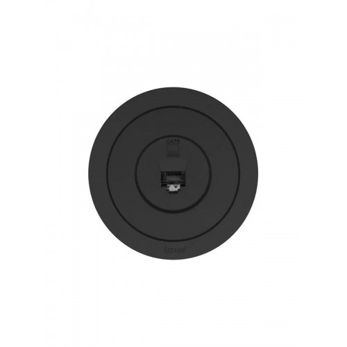 Розетка компьютерная СП OSEN RJ45 кат.6 механизм черн. бархат LEZARD 743-4288-140