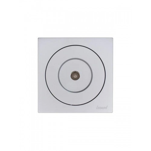 Розетка телевизионная оконечная СП OSEN механизм сер. матов. LEZARD 743-7488-130