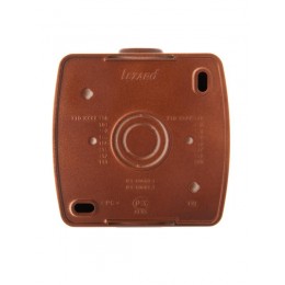 Розетка 1-м ОП Nata 16А IP20 с заземл. керамика вишня LEZARD 710-0600-122