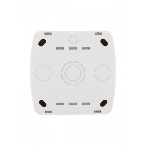 Выключатель 2-кл. ОП Demet 10А IP20 с подсветкой бел. LEZARD 711-0200-112