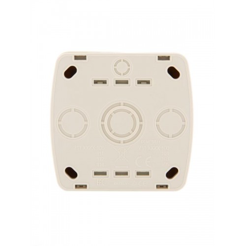 Выключатель 2-кл. ОП Demet 10А IP20 крем. LEZARD 711-0300-101