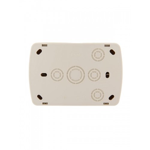 Розетка 2-м ОП Demet 16А IP20 с заземл. закрыт. корпус керамика крем. LEZARD 711-0300-127