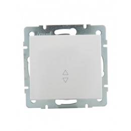 Переключатель проходной 1-кл. СП Rain IP20 механизм бел. LEZARD 703-0288-105