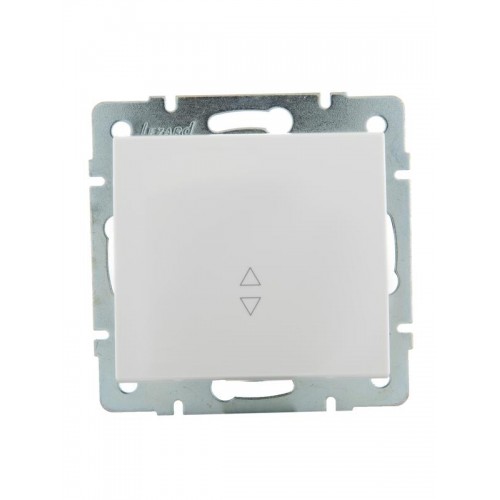 Переключатель проходной 1-кл. СП Rain IP20 механизм бел. LEZARD 703-0288-105