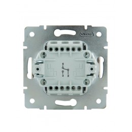 Переключатель проходной 1-кл. СП Rain IP20 механизм бел. LEZARD 703-0288-105