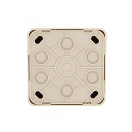 Розетка компьютерная 1-м ОП Viola RJ45 крем. LEZARD 751-0300-139