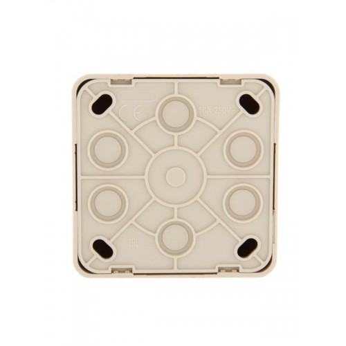 Розетка компьютерная 1-м ОП Viola RJ45 крем. LEZARD 751-0300-139