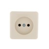 Розетка 1-м ОП Viola 16А IP20 без заземл. крем. LEZARD 751-0300-121