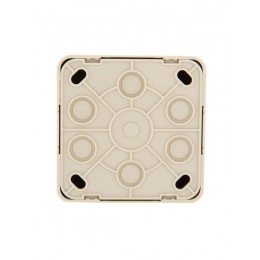 Розетка телевизионная оконечная TV 1-м ОП Viola крем. LEZARD 751-0300-130