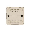 Переключатель проходной 1-кл. 1п ОП Viola 10А IP20 с подсветкой крем. LEZARD 751-0300-114