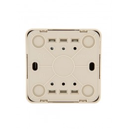 Переключатель проходной 1-кл. 1п ОП Viola 10А IP20 с подсветкой крем. LEZARD 751-0300-114