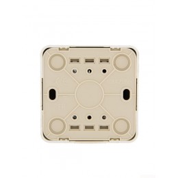 Выключатель 2-кл. 1п ОП Viola 10А IP20 с подсветкой беленый дуб LEZARD 751-5200-112