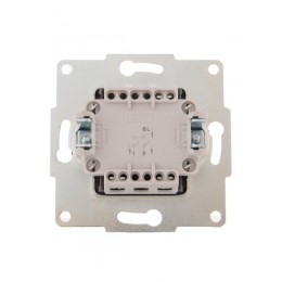 Выключатель 2-кл. 1п СП Karina 10А IP20 механизм крем. LEZARD 707-0388-101