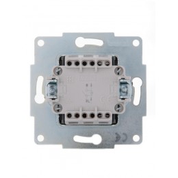 Выключатель 1-кл. 1п СП Karina 10А IP20 с подсветкой механизм бел. LEZARD 707-0288-111