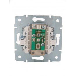 Розетка телевизионная оконечная TV СП Karina механизм жемчуж./бел. перламутр. LEZARD 707-3088-130