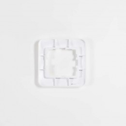 Рамка 1-м Karina Life горизонт. жемчуж./бел. перламутр LEZARD 708-3000-146