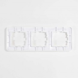 Рамка 3-м Karina Life горизонт. жемчуж./бел. перламутр LEZARD 708-3000-148