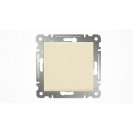Переключатель проходной 1-кл. СП Karea 10А IP20 механизм крем. Makel 57010005
