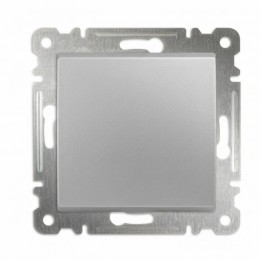 Переключатель проходной 1-кл. СП Karea 10А IP20 механизм серебр. Makel 57065005