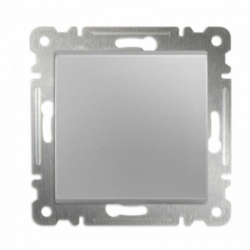 Переключатель проходной 1-кл. СП Karea 10А IP20 механизм серебр. Makel 57065005