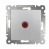 Розетка телевизионная проходная TV СП Karea 16А IP20 механизм дым. серебр. Makel 57065007