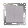 Выключатель 2-кл. СП Karea 10А IP20 механизм жемчуж. Makel 57100003