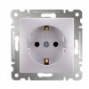 Розетка 1-м СП Karea 16А IP20 с заземл. механизм жемчуж. Makel 57100028