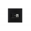 Розетка компьютерная CAT 5+гнездо Karea RIZZ STAR чер. Makel 88054035