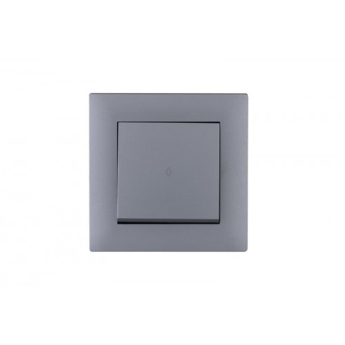 Выключатель проходной 1-клав. Karea RIZZ STAR сер. Makel 88065005