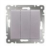 Выключатель 3-кл СП 10А IP20 250В механизм жемчуг Makel 57100091