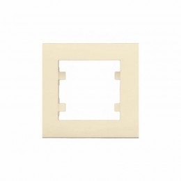 Рамка 1-м Karea RIZZ крем. Makel 88010701