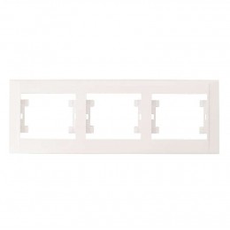 Рамка 3-м Defne горизонт. бел. Makel 42001703