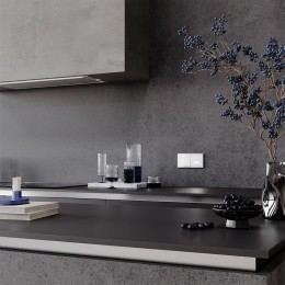 Выключатель 1-кл. СП S70 10А механизм бел. глянцевый Voltum VLS010101