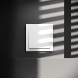 Выключатель 1-кл. СП S70 10А механизм бел. матов. Voltum VLS010102