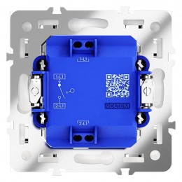 Выключатель 1-кл. СП S70 10А механизм бел. матов. Voltum VLS010102