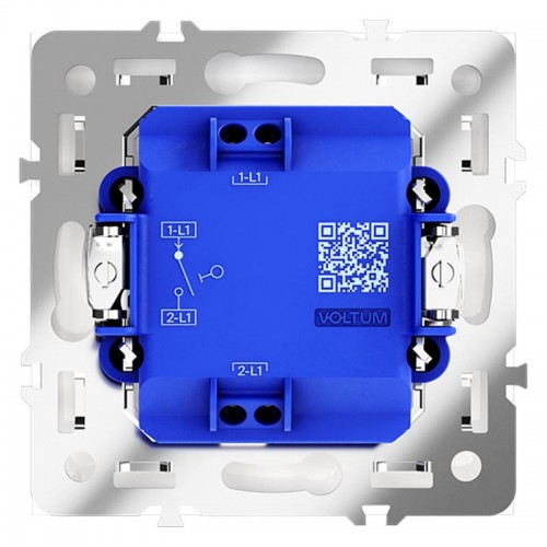 Выключатель 1-кл. СП S70 10А механизм кашемир Voltum VLS010103