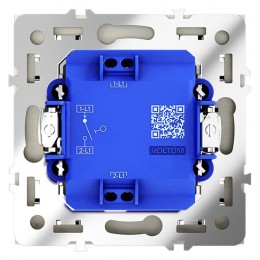 Выключатель 1-кл. СП S70 10А механизм сталь Voltum VLS010105