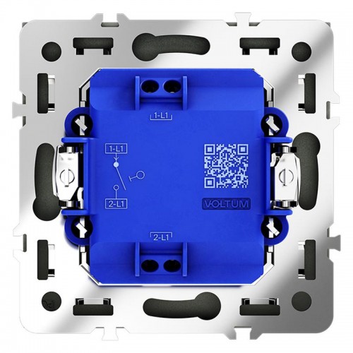 Выключатель 1-кл. СП S70 10А механизм графит Voltum VLS010107