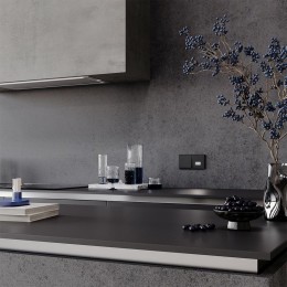 Выключатель 1-кл. СП S70 10А механизм черн. матов. Voltum VLS010108