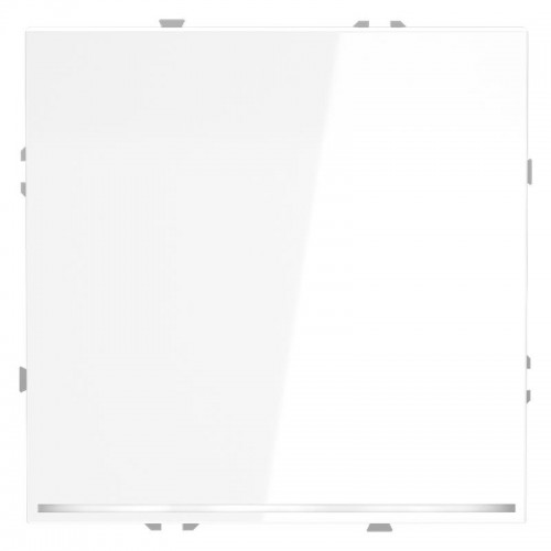 Выключатель 1-кл СП S70 10А с подсветкой механизм бел. глянцевый Voltum VLS010201