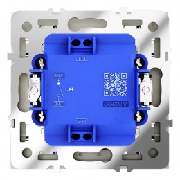 Выключатель 1-кл СП S70 10А с подсветкой механизм шелк Voltum VLS010204