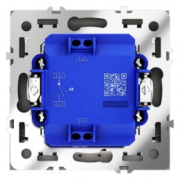 Выключатель 1-кл СП S70 10А с подсветкой механизм титан Voltum VLS010206