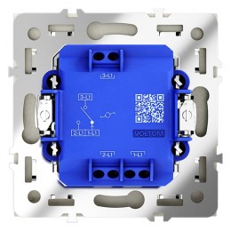 Переключатель проходной 1-кл. СП S70 10А механизм сталь Voltum VLS010305