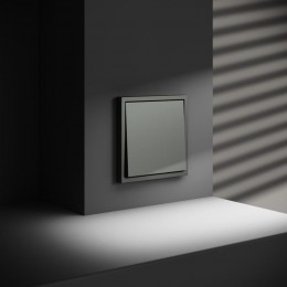 Переключатель проходной 1-кл. СП S70 10А механизм титан Voltum VLS010306