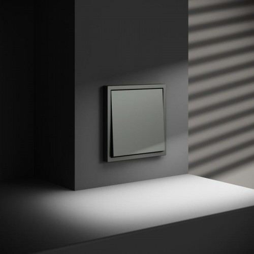 Переключатель проходной 1-кл. СП S70 10А механизм титан Voltum VLS010306