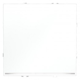 Переключатель проходной 1-кл. СП S70 10А с подсветкой механизм бел. матов. Voltum VLS010402