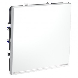 Переключатель проходной 1-кл. СП S70 10А с подсветкой механизм бел. матов. Voltum VLS010402