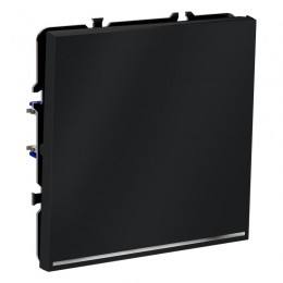 Переключатель проходной 1-кл. СП S70 10А с подсветкой механизм графит Voltum VLS010407