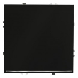 Переключатель проходной 1-кл. СП S70 10А с подсветкой механизм черн. матов. Voltum VLS010408